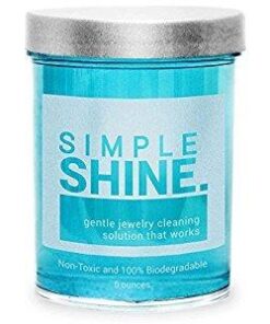 Gentle Jewelry Cleaner Solution | Gold, Silver, Earring, Diamond Ring Fine & Fashion Jewelry Cleaner | Ammonia Free l 6 oz l Made in the USA 6 Ounce (Pack of 1) 46 31cdbGMGChL