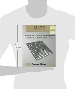 Maze Square design Vol. 1: Includes 100 Carefully Designed Maze with Solution to twist your Brain (Children's Activity Amazing Maze Books) Paperback 5 31cqq8GFs7L