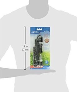 Alternative view of Marina Submersible Aquarium Heater, Betta Fish Tank Heater, 25-Watt, 11230, Black Standard Packaging