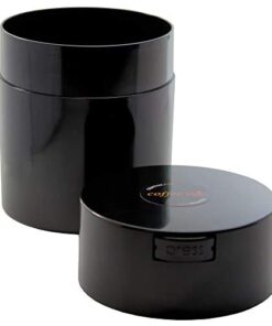 Alternative view of Coffeevac 1/2 LB – Patented Airtight Container | Multi-use Vacuum Container Works as Smell Proof Containers for Ground Coffee and Coffee Bean Containers. Black Cap and Body
