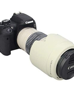 JJC Professional LH74T White Tulip Flower Lens Hood Compatible with Canon 70-200mm F 4 Lens Replaces Canon ET-74 ET74 31 31ddtCp51LL