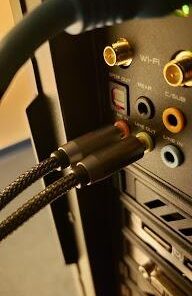 Headset Splitter Cable, DUKABEL Gold-Plated & Strong Braided Y Splitter Audio Cable Separate Microphone Headphone Port Gaming Headset Splitter PC Earphone Adapter VoIP Phone -TopSeries (12inch / 30cm) 12 in/30 cm 26 31eTmxQcwfL 1