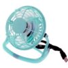 iMBAPrice 4" Quiet USB Mini Desktop Fan with ON/OFF Switch - Light Blue in Retail Box 22 31eWIVdC2L