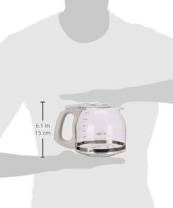 Mr. Coffee Replacement 12-Cup Glass Carafe, White - 20 31epLpzvuoL