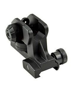 SNIPER Complete Rear Sight with Windage/Elevation Adjustment and Tactical Picatinny Mounting Deck 6 31f4enxPS9L