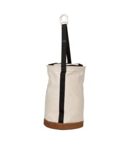 Klein Tools 5104CLR22 Heavy Duty Top Closing Bucket Made of No. 1 Canvas, Load Rated Up to 150-Pounds With Zipper on top, 22-Inch 11 31f8ouLOF4L