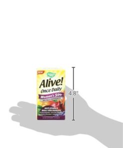 Nature's Way Alive! Women’s 50+ Ultra Potency Complete Multivitamin, High Potency Formula, Supports Multiple Body Systems, Supports Cellular Energy, Gluten-Free, 60 Tablets 60 Count (Pack of 1) 26 31fC0YlRbCL