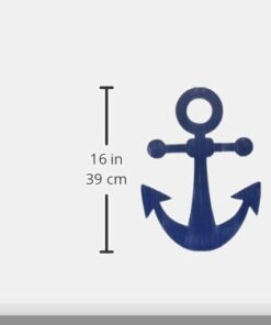 Little Love by NoJo Separates Collection Anchor Shaped Wall Art, Navy 1 Count (Pack of 1) 23 31g9HjSGDhL