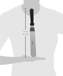 Alternative view of Ateco Professional Offset Spatula Set, Silver, 1 - Pack, Large A CLASS