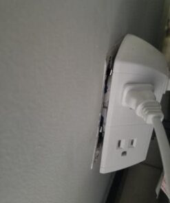 GE 6-Outlet Extender, Grounded Wall Tap, Adapter Spaced Outlets, 3-Prong, Multiple Plug, Quick and Easy Install, Cruise Essentials, UL Listed, White, 50759 1 Pack Standard Power Strip 37 31gwAfpnRmL