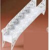 Cakesupplyshop Item# 687y White Tiered Wedding/Frozen Cake Step Decoration Stair - 1piece