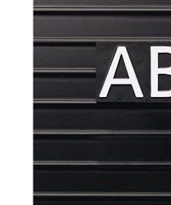 Alternative view of Quartet Characters for Magnetic Letter Boards, Helvetica Font, 1 Inch, 128 Characters per Set, White (M1) 128 Letters/Numbers/Symbols