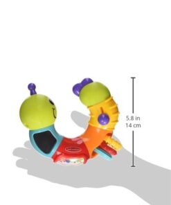 Infantino Topsy Turby Twist and Play Caterpillar Rattle - Rotating Body, Sliding Rings, Mirror & Noise Makers - Activity Toy for Ages 6 Months + 12 31kC0WpEeYL