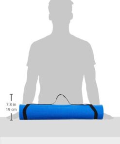 Spoga 1/4-Inch Anti-Slip Exercise Yoga Mat with Carrying Strap Dark Blue 9 31kb56cfFOL