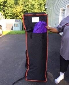 Impact Canopy Roller Bag for Pop Up Canopy Tent, Wheeled Storage Bag with Handles for 10 x 20 Canopy - Roller Bag Only, Black Standard 10 X 20 17 31ld6 LXtHL