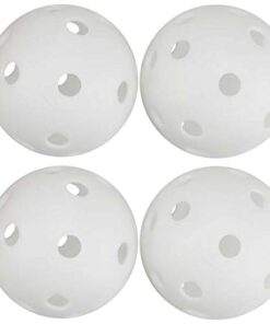 Alternative view of Faswin 100 Pack White Plastic Golf Training Balls, Airflow Hollow 41mm Golf Balls for Driving Range, Swing Practice, Home Use