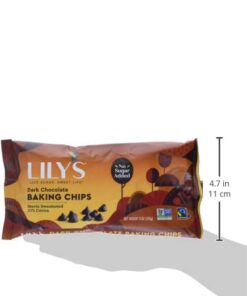 Lily's Sweets, Dark Chocolate Baking Chips, 9 Ounce 9 31ls3Vx8AL
