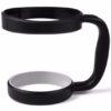 STRATA CUPS 30 oz Tumbler Handle - Available For 30 oz YETI Tumbler, OZARK TRAIL Tumbler, Rambler Tumbler- BPA free (Black) Black 45 31mC5j8td3L