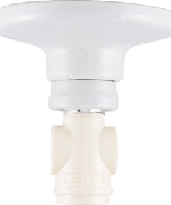 Power Gear 2-Outlet Socket Adapter, Add 2 Outlets to a Bulb Socket, 2 Prong, Polarized Outlets, Medium Base Socket, Use in Workshop, Garage or Utility Room, UL Listed, Light Almond, 54178 19 31mQbK Kn0L