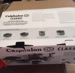 Calphalon 10-Piece Pots and Pans Set, Nonstick Kitchen Cookware with Stay-Cool Stainless Steel Handles and Pour Spouts, Grey 48 31maWQCNohL