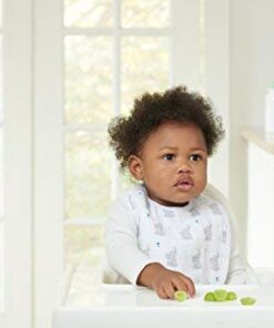 aden + anais Essentials 100% Cotton Muslin Snap Bib – Super Absorbent, Soft 3-Layer Baby Bib for Boys & Girls with Snap-Closure for Teething, Eating, Drooling, 3-Pack, Baby Star 9 31mvjVeRzLL
