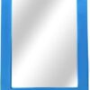 Boxgear Magnetic Locker Mirror - 5" x 7"- for School Locker, Bathroom, Household Refrigerator, Locker Accessory, Workshop Toolbox or Office Cabinet Blue