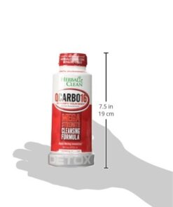Herbal Clean QCarbo16 Same-Day Premium Detox Drink, Tropical Flavor, 16 Fl Oz 16 Fl Oz (Pack of 1) 28 31o68pcBhTL