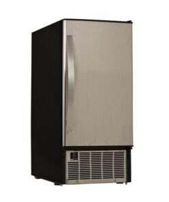 EdgeStar IB450SS 50 Lb. 15 Inch Wide Undercounter Clear Ice Maker - Stainless Steel 15 31on5Zp6C1L