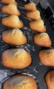 Bellemain Madeleine Pan | 12-Well Madeleine Mold Makes 12 Madeleine Cookies | Nonstick Tea Cake Pan for Madeleines, Cakelet Pan | Warp-Resistant Carbon Steel Madeline Pans (2-Pack) 52 31p1aApx L