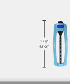Aqua Joe SJI-OMS16 Indestructible Metal Base Oscillating Sprinkler with Adjustable Spray, 3600-Square Foot Coverage 3600 - Square Foot Coverage 24 31p9MgAE4CL