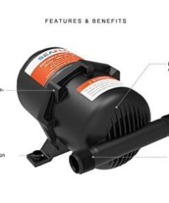 Seaflo Accumulator Tank Water Pump Flow Control Internal Bladder 125 psi 23.5 oz 16 31pMgDUNs9L