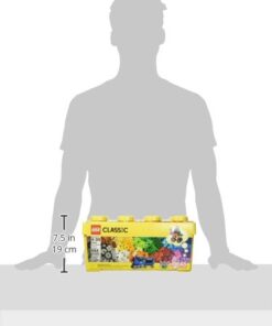 LEGO Classic Medium Creative Brick Box 10696 Building Toy Set - Featuring Storage, Includes Train, Car, and a Tiger Figure, and Playset for Kids, Boys, and Girls Ages 4-99 50 31paSuHii6L