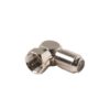 Valley Enterprises F Male Right Angle to F Female Coax Cable Adapters Pack of 5 59 31pxe3f67rL
