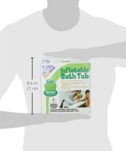 Mommy's Helper Inflatable Bath Tub Froggie Collection, White/Green, 6-24 Months Green, White 20 31qDf1UvL