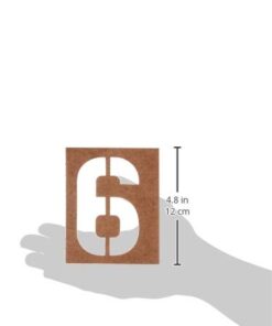 DURO 3330 Oil Board Lettering Stencil Set, Brown, 4" 4" 4-Inch 9 31qWy4amnVL