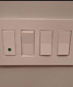 Lutron Claro 4 Gang Decorator/Rocker Wallplate, Gloss, White (1-Pack) | CW-4-WH 1 Pack 35 31qZ7XgzOlL