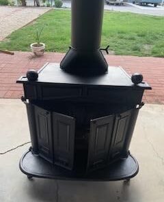 Rust-Oleum 7778502 High Brush On Paint Heat Protective Enamel, 32 Fl Oz (Pack of 1), Bar-B-Que Black 32 Fl Oz (Pack of 1) 21 31qzB6ZgqdL