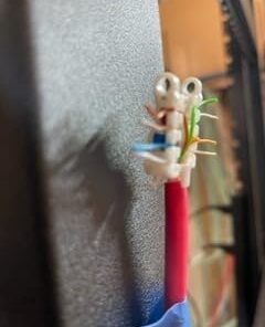 TRENDnet Cat6 Keystone Jack, 25-Pack Bundle, 90° Angle Termination, Compatible With Cat5, Cat5e, Cat6 Cabling, Color-Coded Labeling, Gold-Plated Contacts, Tool-less Design, White, TC-K25C6 27 31r9SZB3bAL