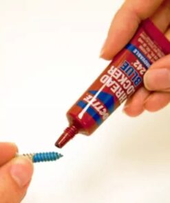 Loctite Threadlocker Blue 242 - Removable Thread Lock Glue for Nuts, Bolts, & Fasteners, Medium Strength Screw Glue to Prevent Loosening & Corrosion - 6 ml, 1 Pack 0.2 Fl. Oz (Pack of 1) 28 31rKYTqcq2L