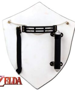 Alternative view of Legend of Zelda Hylian Wooden Replica Shield
