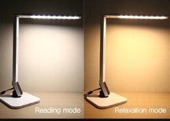 Softech - Natural Light Smart LED Lamp with Dimmable Light-Black (4 Lighting Modes, 5-Level Dimmer, Touch-Sensitive Control Panel, Auto Timer, USB Charging Port 5V/1.5A, Mobile Device Charger) Black 9 31rfFRpLysL