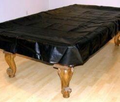 Alternative view of Iszy Billiards Pool Table Cover - Billiard Table Covers for 8 Foot Tables w/ Cotton Backing and Heavy Duty Vinyl - Pool Table Covers for Pets 8FT/Black