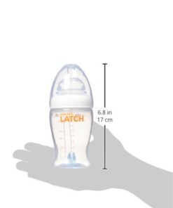 Munchkin® Latch™ BPA-Free Baby Bottle, White 8 Ounce, 1 Pack 8 Ounce (Pack of 1) 30 31sQBaMsHvL
