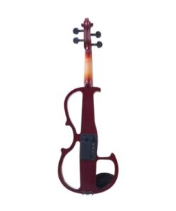 Cecilio Solid Wood Electric/Silent Violin with Ebony Fittings - 4/4 Full Size - Metallic Red Mahogany 4/4-size 29 31tp3QymgGL