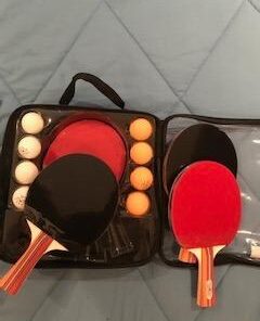 NIBIRU SPORT Ping Pong Paddle Sets - Professional Table Tennis Paddles, Balls, Storage Case - Table Tennis Rackets & Game Accessories 4 Paddle Set 52 31uA4cPYsL