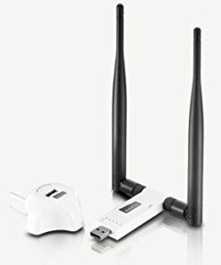 Netis Wireless N 300Mbps Long-Range USB Adapter with Two 5dBi Antennas and USB 2.0 Cradle (WF-2116), 300 Mbps High Gain 13 31uQPKsMBL