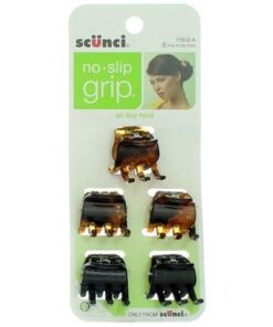 Scunci No-Slip Grip Mini Jaw Clips, 5 Count (Pack of 1) 5 Count (Pack of 1) 16 31unpYfu11L