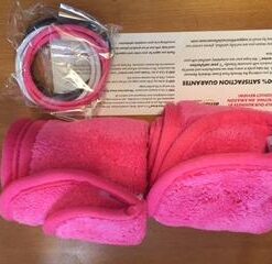 Miracle Face Erase 2 Pack Makeup Remover Face Cloths, Chemical-free, Microfiber, 6 Hair Ties (2 Count, Pink) 2 Count 34 31uo7Xd4S8L