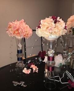 KUPOO Magnificent 16 Feet Crystal Acrylic Gems Bead Strands, Manzanita Crystals, Tree Garlands, Christmas Decoration 26 31veCIWSDoL