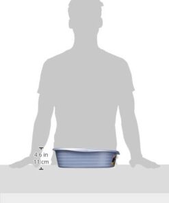 ARM & HAMMER Cat Pan/Litter Box, Small, Pearl Ash Blue 6 31vsz8HHvAL